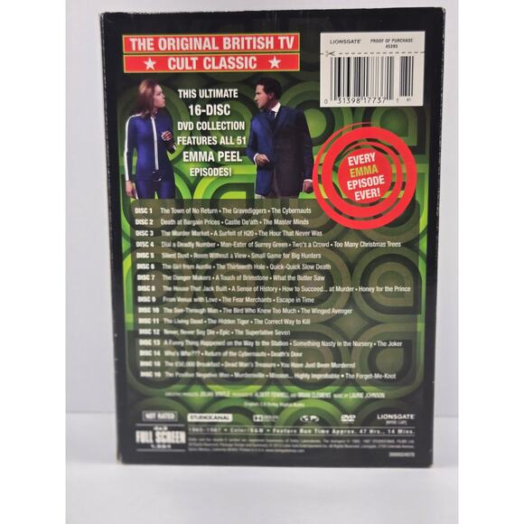 The Avengers: the Complete Emma Peel Mega-set (DVD) - Picture 2 of 2